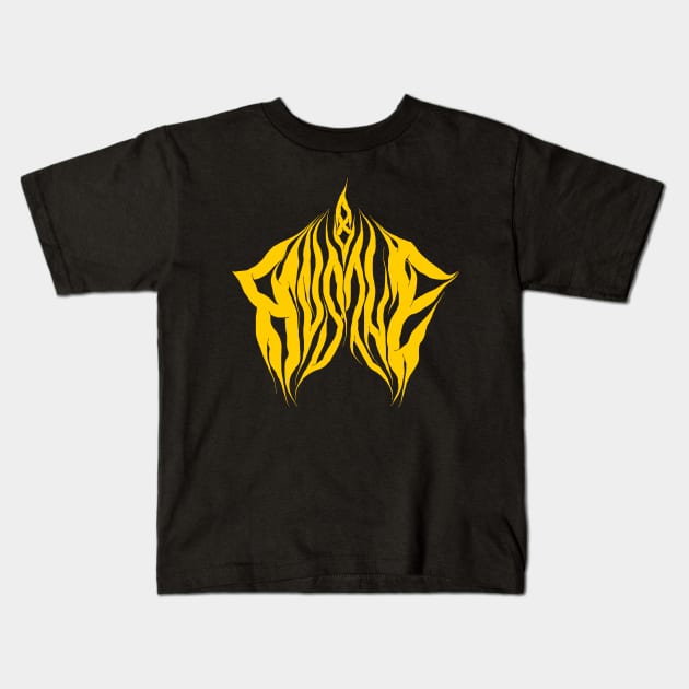 Hustle 8 - Gold Kids T-Shirt by Fxrgxtten